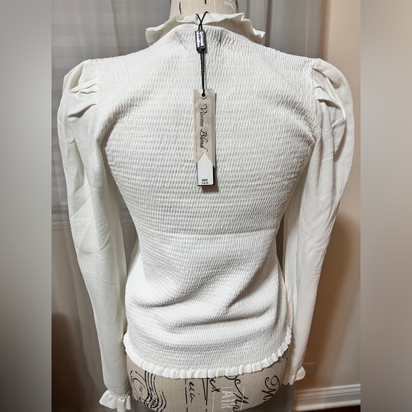 Catherine Malandrino Viscose Blend Long sleeve blouse - Picture 4 of 5